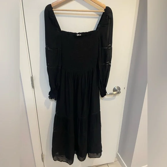 Brand new reformation jessy dress black size 6 - Picture 4 of 11